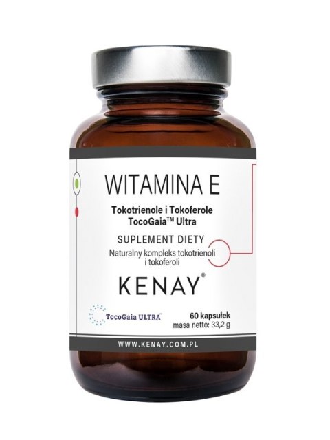 KENAY Witamina E Tokotrienole i Tokoferole TocoGaia Ultra 60kaps.