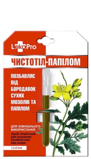 LEKOPRO Balsam do ciała z glistnikiem 1,2ml