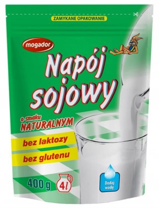 MOGADOR Napój sojowy naturalny w proszku 400g