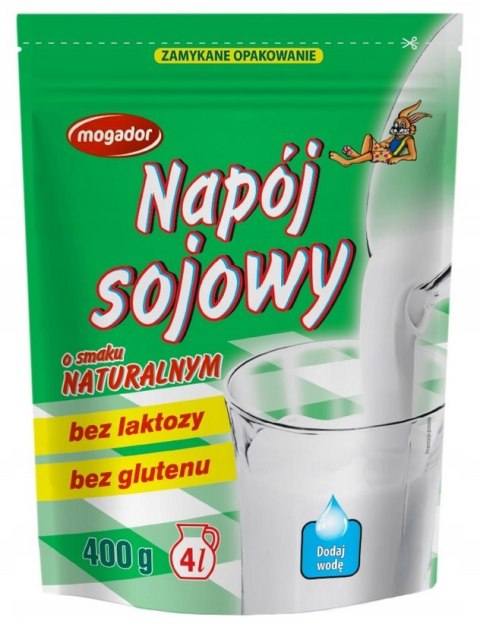 MOGADOR Napój sojowy naturalny w proszku 400g