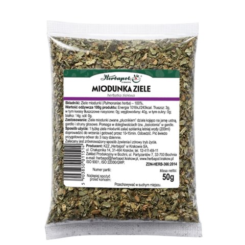 Miodunka ziele 50g HERBAPOL KRAKÓW
