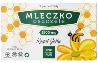 Mleczko pszczele 1500mg 10x10ml (fiolki) GINSENG POLAND