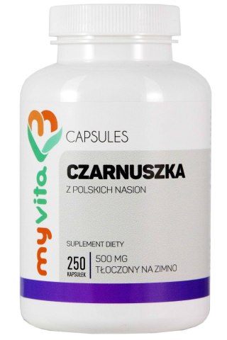 MyVita Czarnuszka - olej w kapsułkach 500mg, 250kaps.
