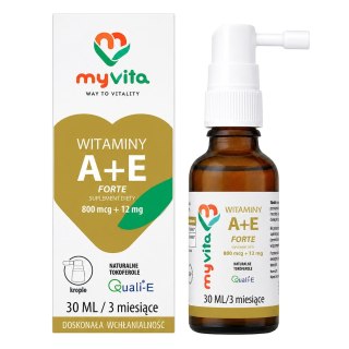 MyVita Witamina A + E - krople 30ml (800mcg + 12mg)