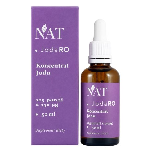 NAT JodaRO koncentrat jodu 150mcg 50ml (125 porcji)