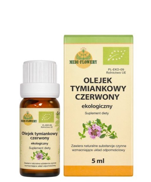 Olejek tymiankowy czerwony 100% BIO 5ml MEDI-FLOWERY