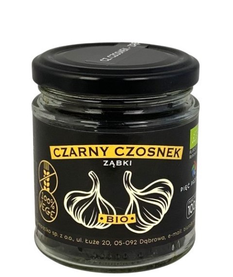 PIĘĆ PRZEMIAN Czarny czosnek - ząbki bez łupiny BIO 100g