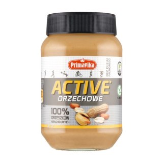 PRIMAVIKA Masło orzechowe Active 100% orzeszków arachidowych 470g