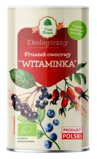 Proszek owocowy "Witaminka" BIO 200g DARY NATURY