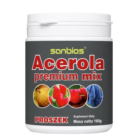 SANBIOS Acerola premium mix proszek 160g