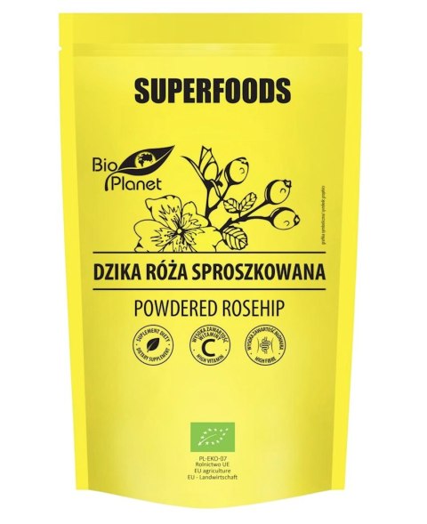 SUPERFOODS Dzika róża sproszkowana BIO 150g BIO PLANET
