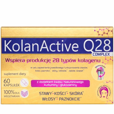 ASEPTA KolanActive Q28 Complex 60kaps. - wspiera produkcję 28 typów kolagenu