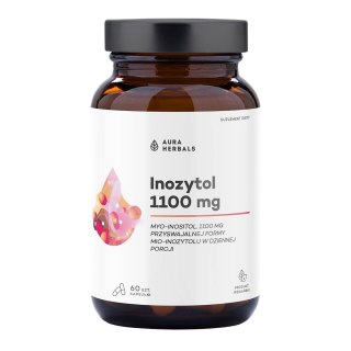 AURA HERBALS Inozytol 1100mg 60 kaps.