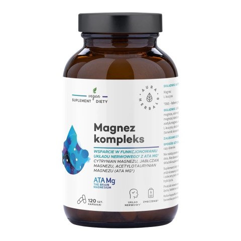 AURA HERBALS Magnez kompleks ATA 120 kaps.