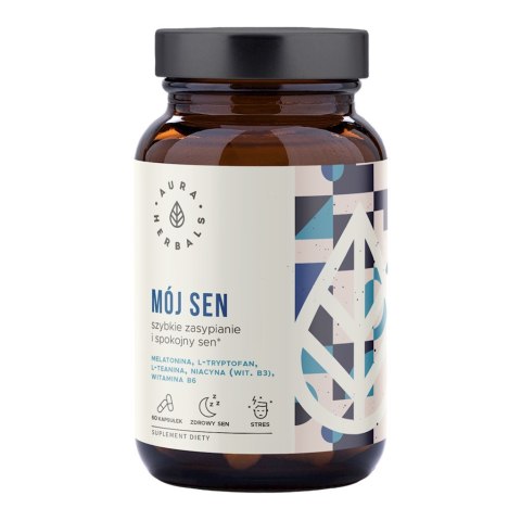 AURA HERBALS Mój Sen - szybkie zasypianie i spokojny sen 60 kaps.