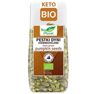 BIO PLANET Pestki dyni ciemnozielone BIO 150g (Uprawiane w Europie)