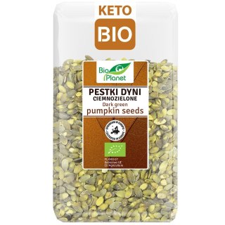 BIO PLANET Pestki dyni ciemnozielone BIO 1kg (Uprawiane w Europie)