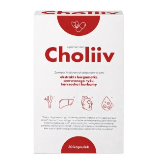 CHOLIIV - cholesterol, homocysteina, wątroba 30 kaps.