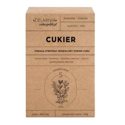 CUKIER Fix 30x1,5g - polecana przy cukrzycy ZIELARZPOLSKI.PL