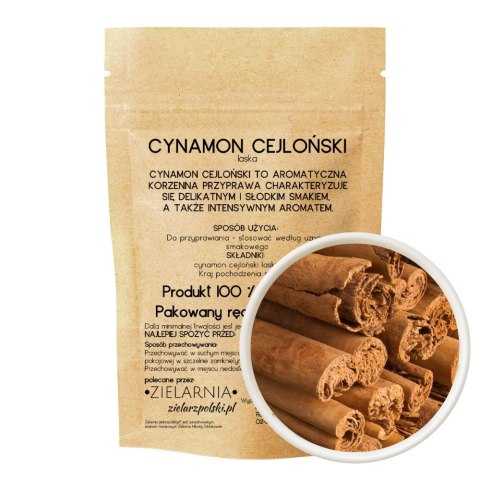 Cynamon cejloński laska 50g ZIELARZPOLSKI.PL