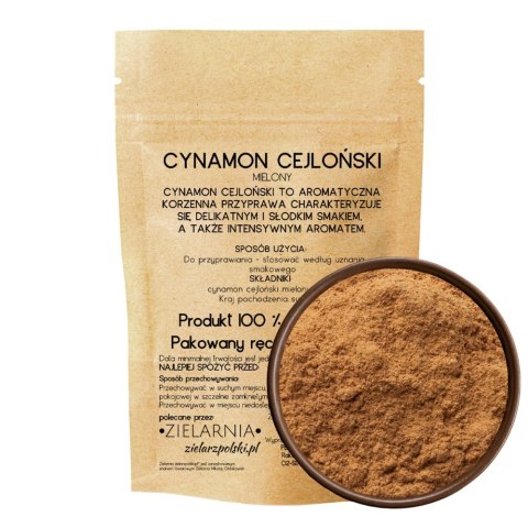 Cynamon cejloński mielony 50g ZIELARZPOLSKI.PL