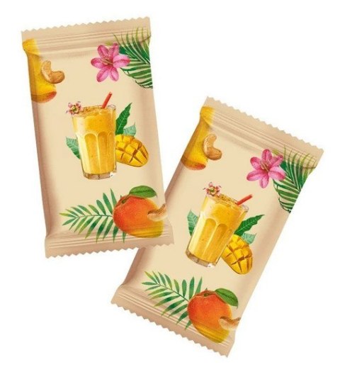 DOBRA KALORIA Mini batoniki o smaku mango lassi z nerkowców (6x17g) KUBARA