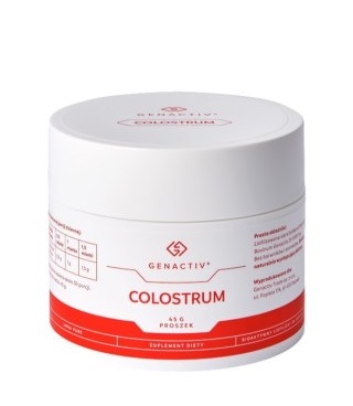 GENACTIV Colostrum proszek puszka 45g - bioaktywny liofilizat 2h
