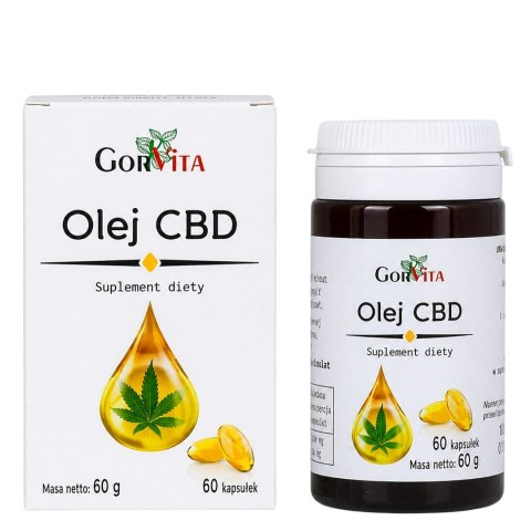 GORVITA Olej CBD w kapsułkach 60 kaps.
