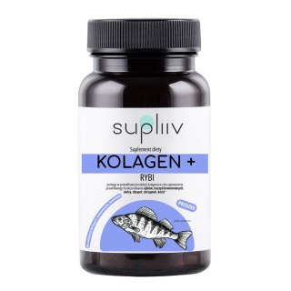 Kolagen rybi + witamina C - proszek 100g SUPLIIV
