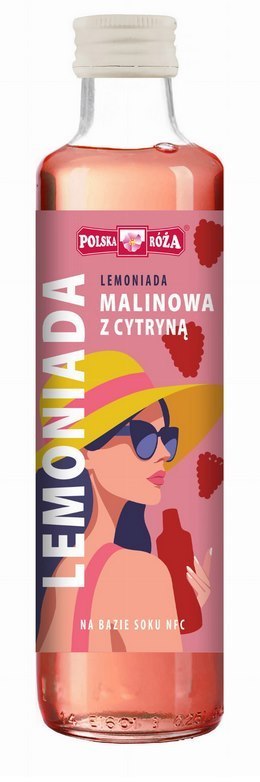 Lemoniada malinowa z cytryną 250ml POLSKA RÓŻA