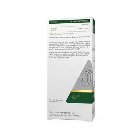 MEDICA HERBS Biotyna 2,5mg, 60 kaps.