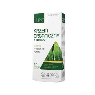 MEDICA HERBS Krzem organiczny z bambusa 350mg, 60 kaps.