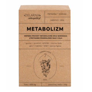 METABOLIZM Fix 30x1,5g - wsparcie dla przemiany materii ZIELARZPOLSKI.PL