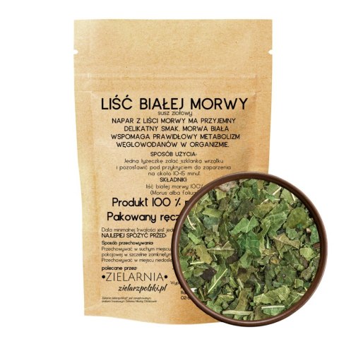 Morwa biała liść 50g ZIELARZPOLSKI.PL