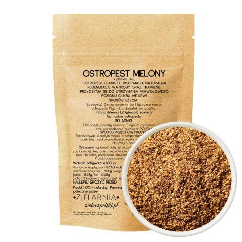 Ostropest plamisty mielony 500g ZIELARZPOLSKI.PL