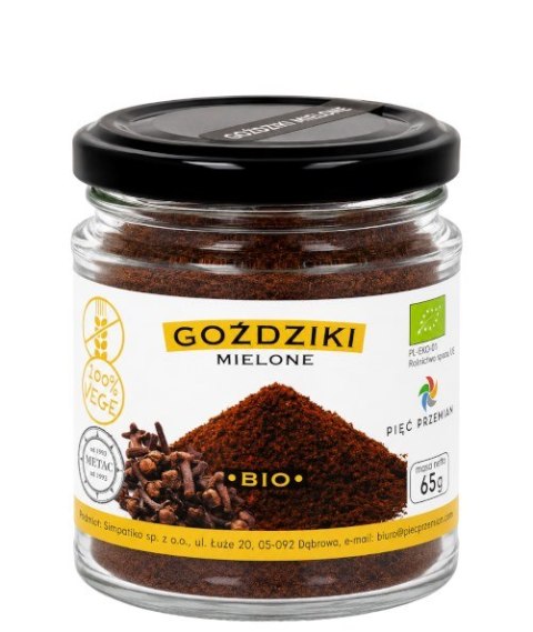 PIĘĆ PRZEMIAN Goździki mielone BIO 65g