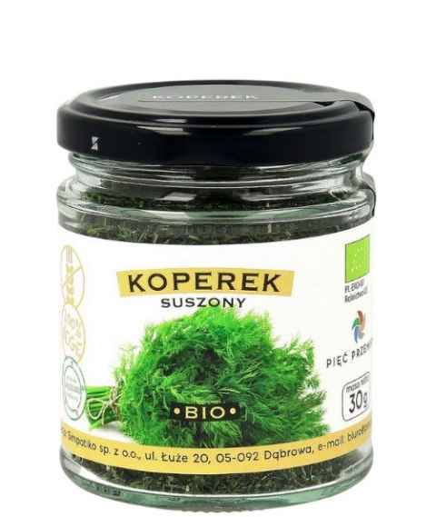 PIĘĆ PRZEMIAN Koperek suszony bezglutenowy BIO 30g