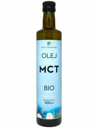 PIĘĆ PRZEMIAN Olej MCT z kokosa BIO 500ml