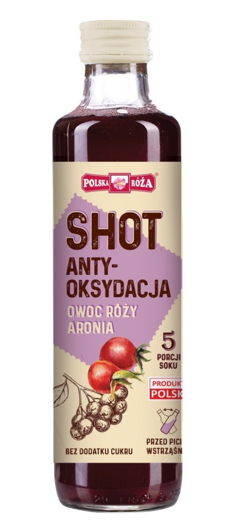 Shot antyoksydacja 250ml POLSKA RÓŻA