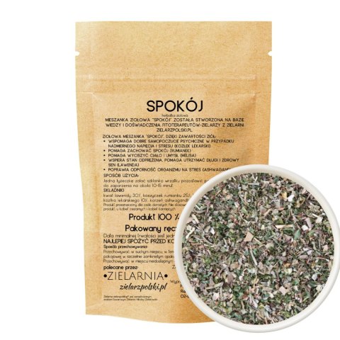 Spokój - herbatka ziołowa 100g ZIELARZPOLSKI.PL
