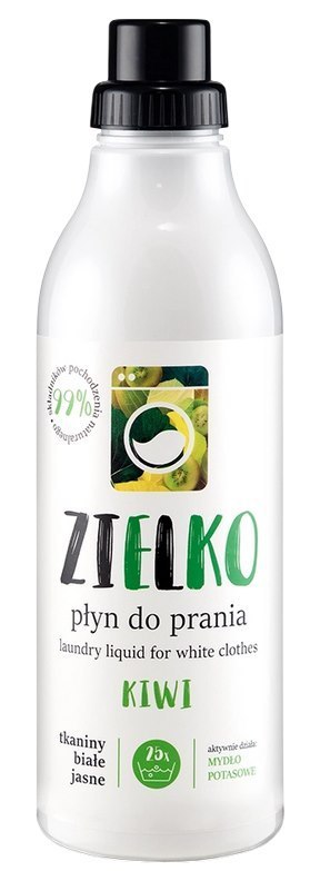 ZIELKO Płyn do prania tkanin białych i jasnych - kiwi 1000ml