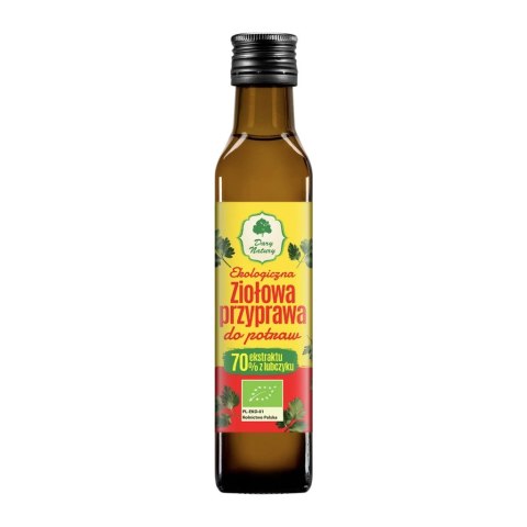 Ziołowa przyprawa do potraw w płynie BIO 250ml DARY NATURY