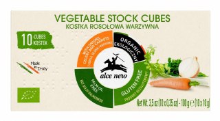 ALCE NERO Bulion - kostki warzywne BIO 100g (10 x 10g)