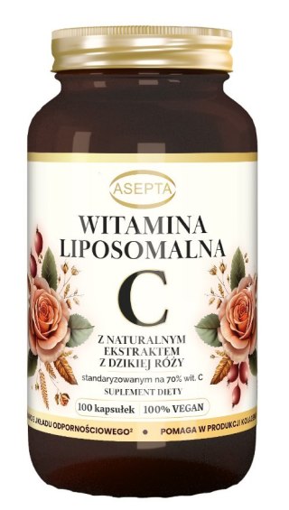 ASEPTA Witamina C liposomalna z dziką różą 100 kaps.