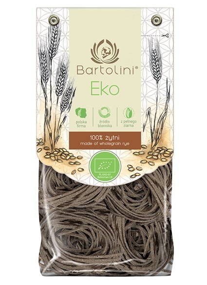 BARTOLINI Makaron żytni gniazda (tagliatelle) BIO 250g