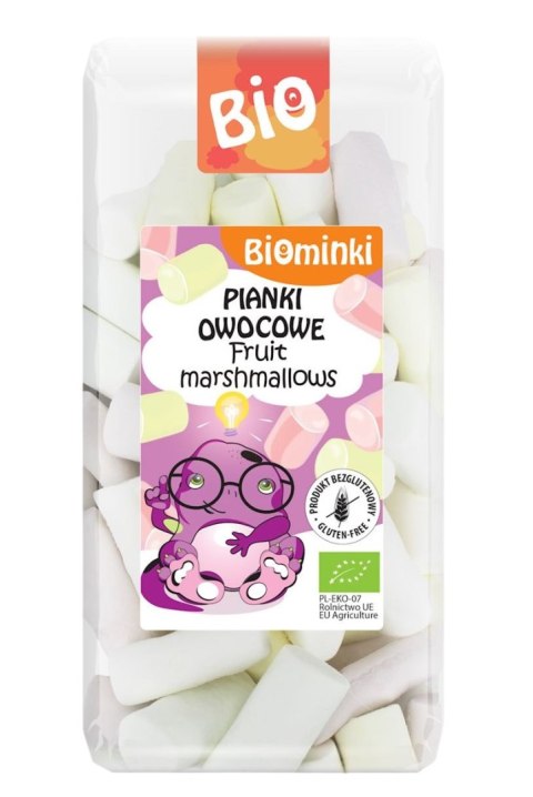 BIOMINKI Pianki owocowe bezglutenowe BIO 100g
