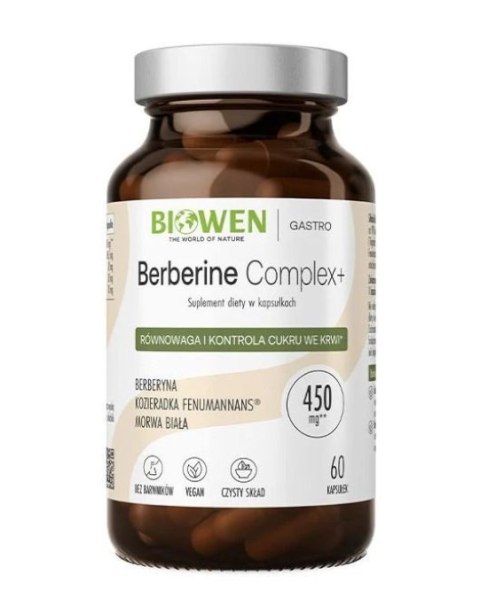 BIOWEN Berberine Complex+ 510 mg, 60 kapsułek