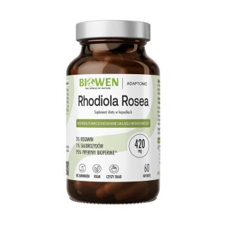 BIOWEN Rhodiola Rosea 420mg, 60 kapsułek - różeniec górski
