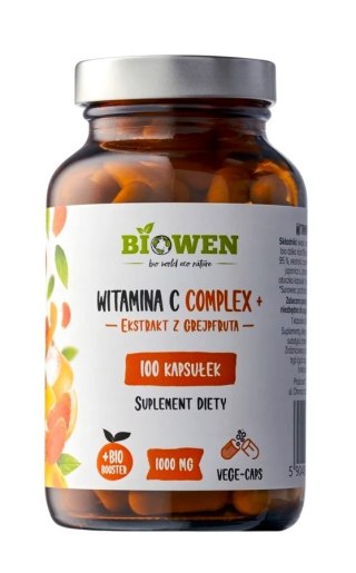 BIOWEN Witamina C Complex+ 1000mg, 100 kapsułek