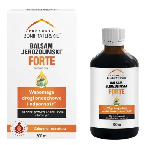 Balsam Jerozolimski FORTE 200ml PRODUKTY BONIFRATERSKIE